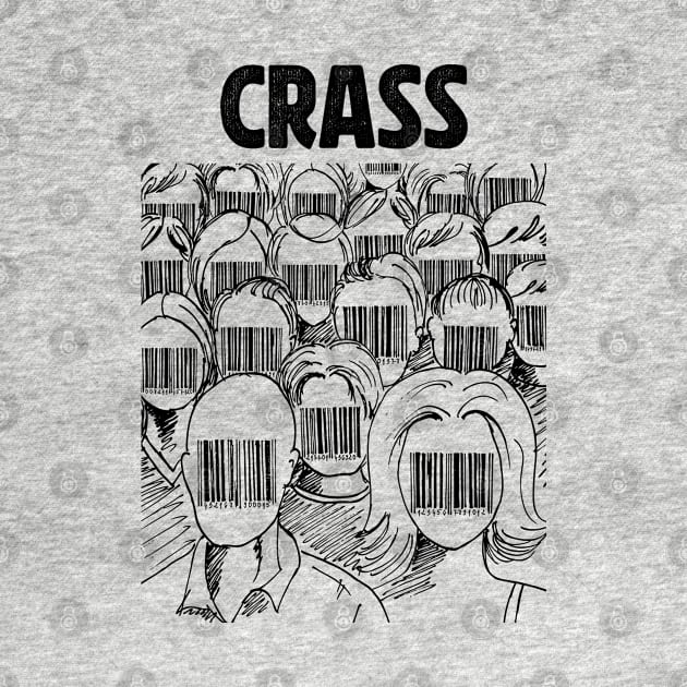 Barcode face Crass by adima